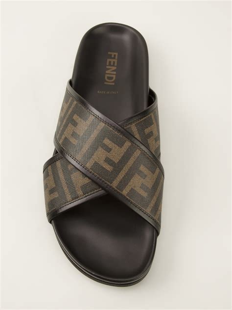 Fendi slippers men's sale